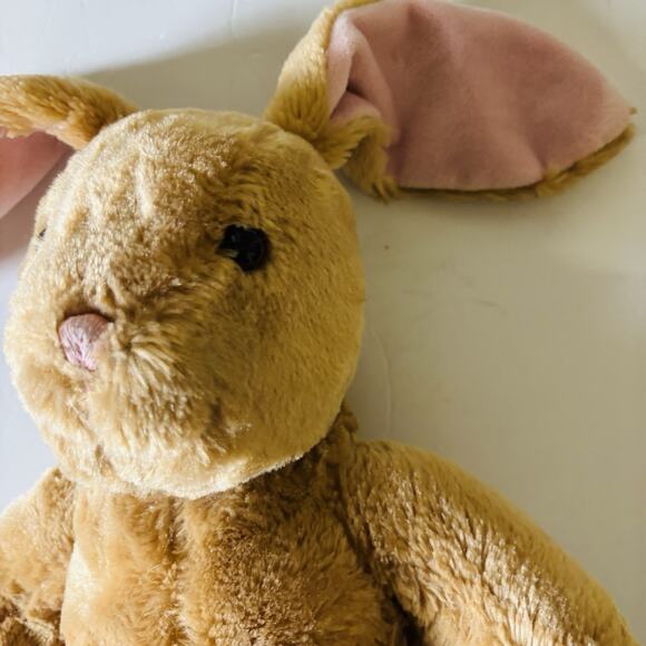 Build A Bear Workshop Pawlette Bunny Rabbit Plush Tan/ Pink 21” - Picture 4 of 14